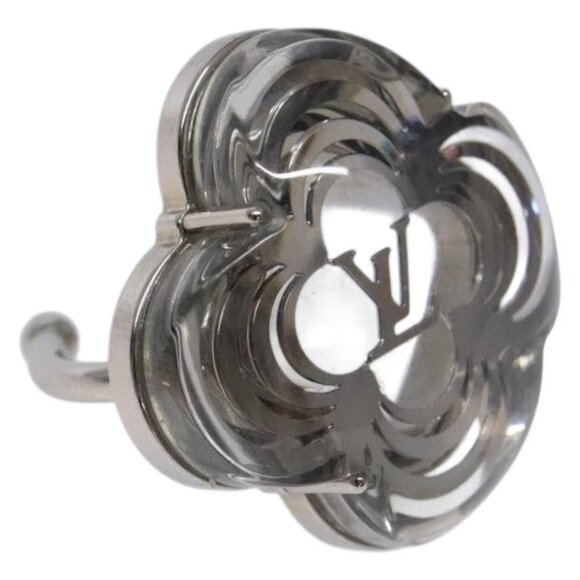LOUIS VUITTON Berg Alafoli Ring metal Silver M65665 #21(JP Size) LV Auth 135225V - Picture 1 of 11